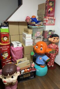 兵庫県神戸市東灘区にてペコちゃん・サトちゃん・他人形・フィギア・おもちゃ・グッズ大量買取り